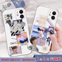 COD DSFGERTGRUER NEW เคสไอโฟน หวังอี้ป๋อ Retro iPhone12 phone case x Apple 11pro Wang Yibo transparent case xsmax trendy female 8plus creative 6s