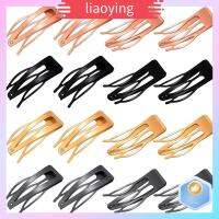 LIAOYING 24PCS สำหรับผู้หญิง สาวๆ Barrettes บาร์เร็ตต์ กันลื่น กิ๊บติดผมสองด้าน สแนปโลหะ ที่หนีบผมด้านข้าง เครื่องมือจัดแต่งทรงผม