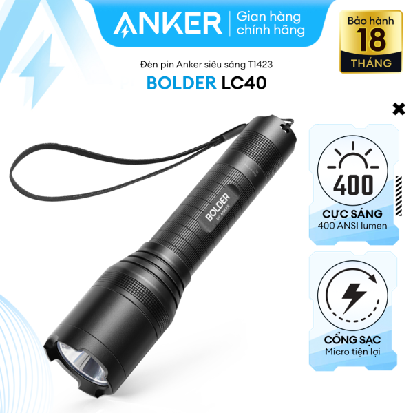 Đèn pin siêu sáng ANKER Bolder LC40 – T1423