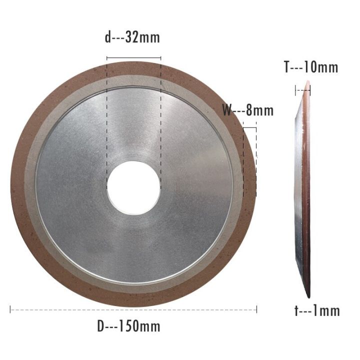 dia-75mm-100mm-125-150mm-pdx-diamond-grinding-disc-resin-abrasive-cutting-wheel-p150-knife-blade-polishing