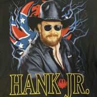 Vintage 90S Hank Williams Jr Country Music Tour Band T Shirt