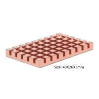 ☾ஐ✟ msata3.0 NGFF Pure Copper Heatsink Cooler Heat Sink Ultra-thin Copper Fin for mSATA NGFF 5030 SSD Thickness 2/3/4MM