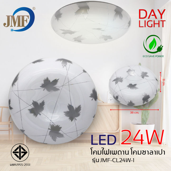 พร้อมส่ง-โคมไฟเพดาน-โคมไฟติดเพดาน-led-28w-24w-ทรงซาลาเปา-สำเร็จรูปพร้อมใช้-โคมซาลาเปา-แสงขาว-day-light-โคมไฟซาลาเปา