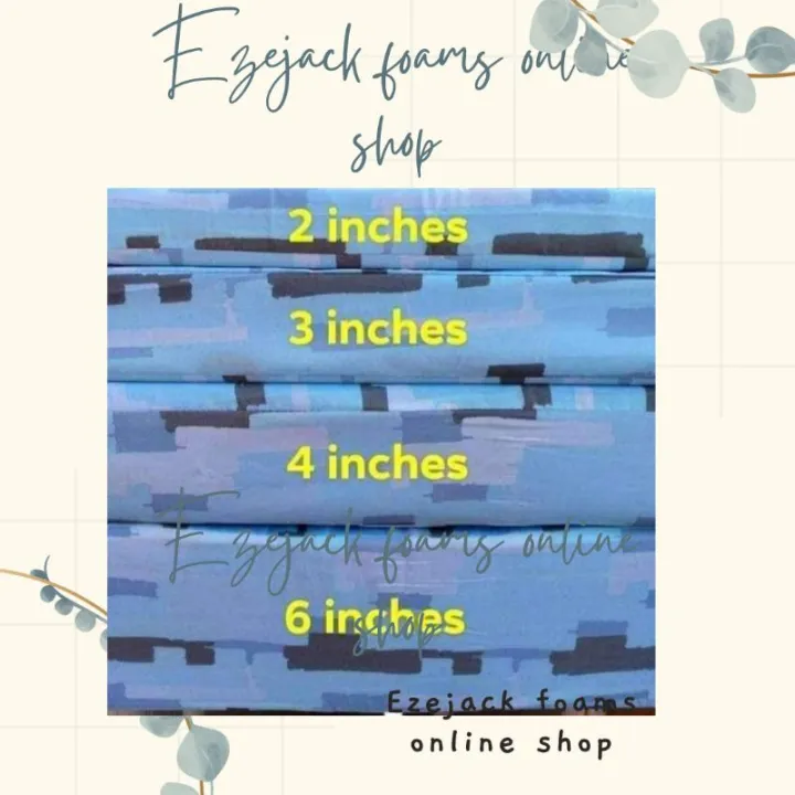 Uratex Foam with Cover 3inches thick 100 Original Extra Single to King