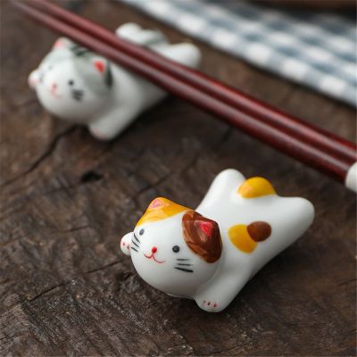 【ZY】โครงตะเกียบรูปแมวหลายรุ่นน่ารัก ขาตั้งตะเกียบสไตล์ญี่ปุ่นออกแบบเครื่องครัวตะเกียบรูปแมวสไตล์ญี่ปุ่นได้อย่างสวยงาม
