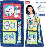 ของแท้ 100% JHC Towel ผ้าเช็ดตัว ผ้าขนหนู ลิขสิทธิ์ Doraemon TDP-2201 ขนาด16x32นิ้ว (ผ้าเช็ดผม)