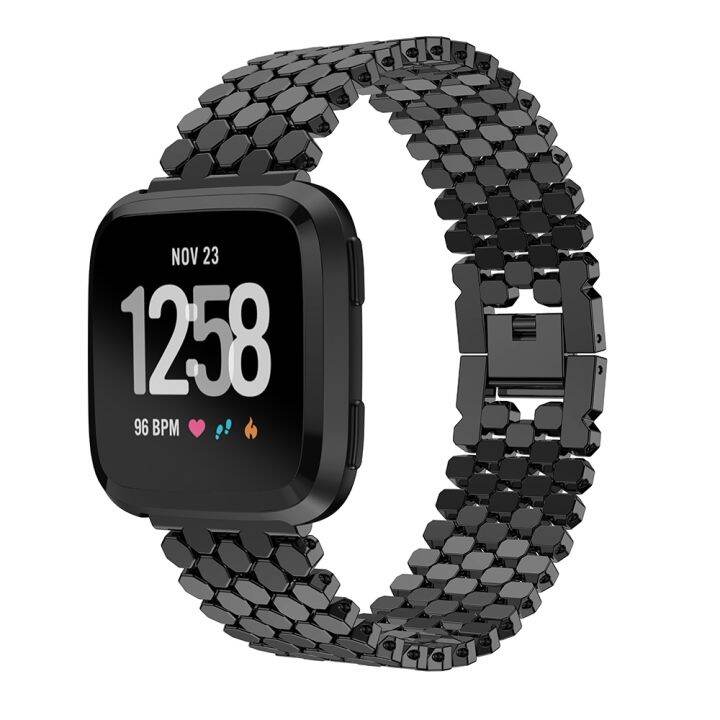 a-creative-สายนาฬิกาโลหะสายนาฬิกาแบบปลดเร็วสำหรับ-fitbit-versa-smart-watch-สายรัดข้อมือสแตนเลสเปลี่ยนสายสำหรับ-fitbit-versa-2