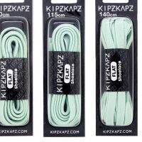 สินค้าใหม่!!! 3.3 KIPZKAPZ สายคล้องรองเท้า แบบแบน 8 มม. - FS38 สีเขียวมิ้นท์ - 90 ซม. 115 ซม. 140 ซม.