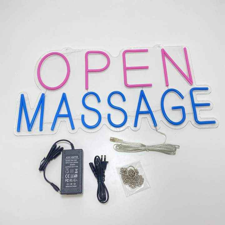 ป้ายไฟopen-massage-ไฟประดับตกแต่ง-ป้ายไฟled-ป้ายไฟตกแต่งหน้าร้าน-ป้ายไฟตกแต่งหน้าร้าน-ป้ายไฟตัวอักษร-สร้างความโดดเด่นให้ร้านคุณ