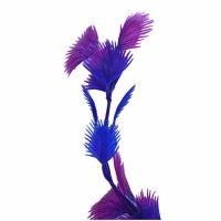 In Stock Plante Artificielle Bleu Violet En Plastique Decoration Aquarium