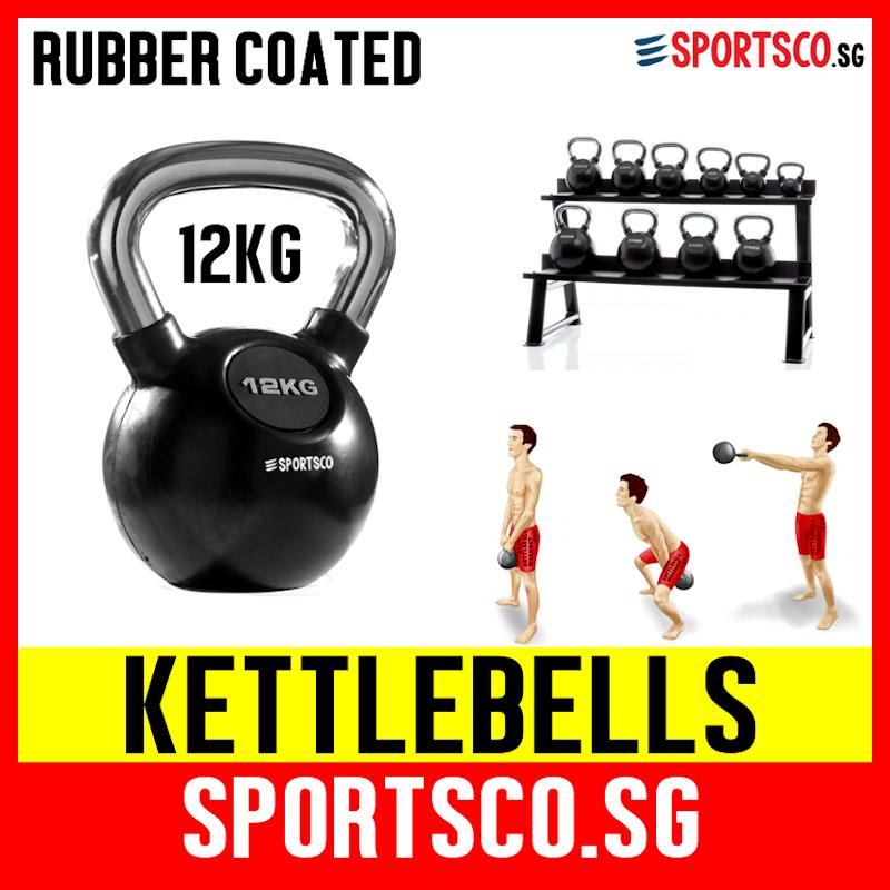 Rubber Coated Kettlebell Fitness Weight 