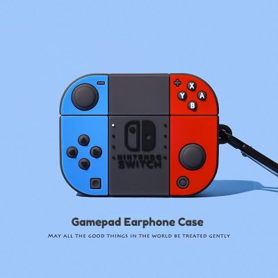 3D Cute Cartoon Gamepad Earphone Case For AirPods 1 2 3 Nintendo Switch iPhone Headset Cover For Air Pods Pro Silicone Shell Headphones Accessories