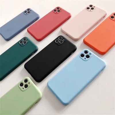 Solid Color TPU Protector Back Cover For iPhone 14 Pro Max 13 12 11 Phone Shell Coque For iPhone X XS MAX XR 7 8 6 Plus Case
