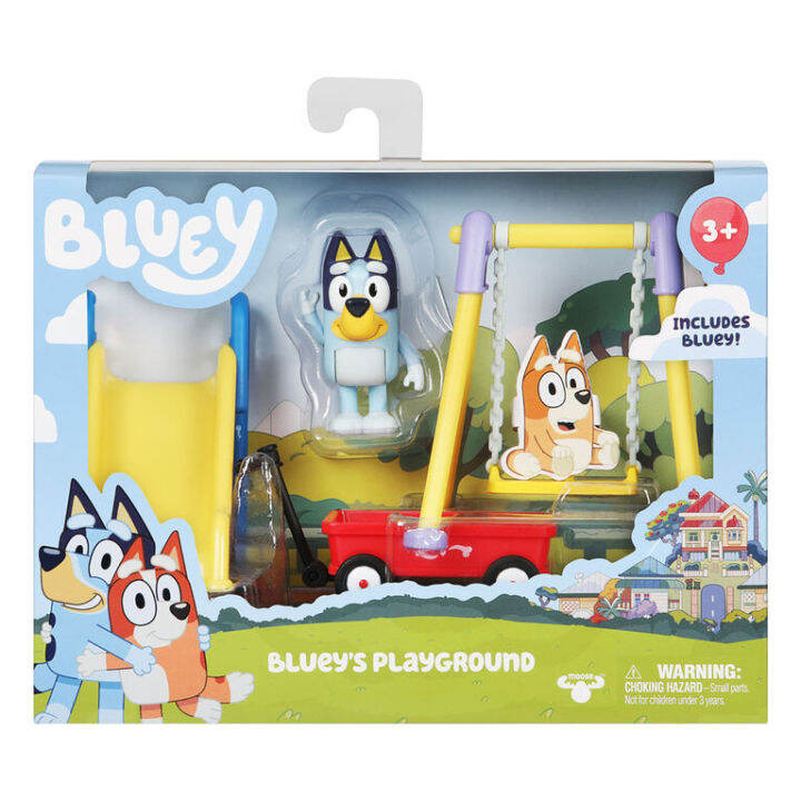 BLUEY S3 MINI PLAYSET - Bluey's playground, Family backyard BBQ | Lazada