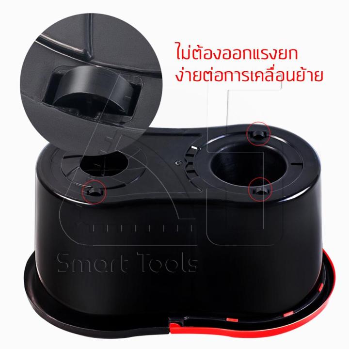 65smarttools-ไม้ม๊อบถูพื้น-2-in-1-ชุดถังปั่นสแตนเลส-พร้อมไม้ถูพื้นและผ้าม็อบไมโครไฟเบอร์-2-ผืน-หมุนได้-360-องศา-3สี-ดำ-ฟ้า-ม่วง