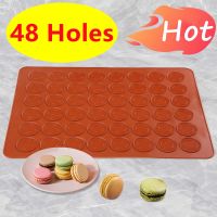 48/30 Holes Non-Stick Silicone Macaron Macaroon Pastry Oven Baking Mould Sheet Mat Diy Mold Useful Tools DIY Cake Bakeware Mold