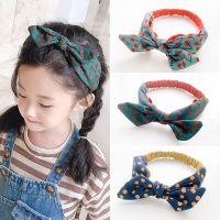 【cw】 Children 39;s Bow Headwear Headband Hairband Female Tied Hair GirlNew Fashion Thin SectionSports Hair Ring ！