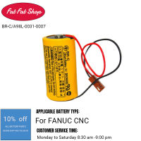 BR-C 3V แบตเตอรี่ลิเธียม FANUC แบตเตอรี่ A98L-0031-0007 3V พร้อมปลั๊ก