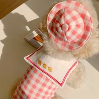 Navy Collar Pet Vest Pet Cat Clothing Yorkshire Spring Summer Clothes Puppy Pretty Plaid Shirt Puppy Clothes Clothing Shoes Accessories Costumes