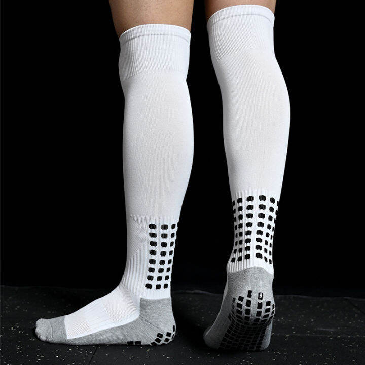 guliang630976-new-mens-non-slip-soccer-socks-breathable-knee-ผ้าขนหนูสูงด้านล่างขี่จักรยานเดินป่ากีฬาการฝึกอบรมถุงเท้าฟุตบอลยาว