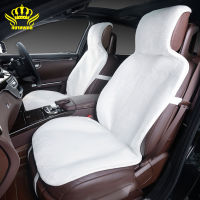 1pcs For Front car seat covers faux fur cute car interior accessories cushion styling winter new plush car pad seat cover i025
