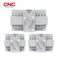 ♨ CNC Auto/Manual Switching Circuit Breakers YCQ1B-63 2P/3P/4P 63A Dual Power Automatic Transfer Switch AC230V 50/60Hz MCB