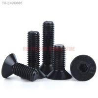 ☜ Wood Screws Vis M3 M4 M5 M6 M8 M10 Black 10.9 Grade Hex Socket Head Cap Screw Nails Bolts Hexagon Countersunk Screws Flat Cup