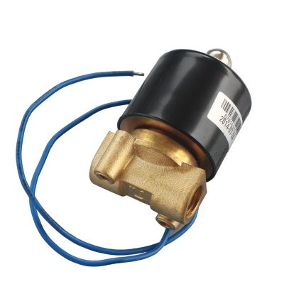 1/4" Electric Solenoid Valve Brass water air oil gas control  Pneumatic AC 220V DC 12V 24V 380V 2 port 2 positions 2W025-08 NC Valves