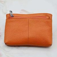 Genuine Leather Zipper Wallet