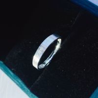 [COD] No. 4718 pure silver 990 only love you ring opening can be adjusted