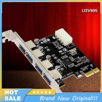 4พอร์ต PCI-E ไปยัง USB 3.0ฮับ PCI อะแดปเตอร์การ์ดขยายด่วน5 Gbps ความเร็วสำหรับเดสก์ทอปคอมพิวเตอร์