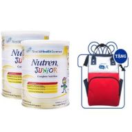 [Combo 2 lon Sữa bột Nutren Junior 800g +Tặng 1 balo bỉm sữa cho mẹ (màu ngẫu nhiên) thumbnail