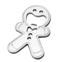 Bottle Opener Beer Opener Gingerbread Man Beer Opener Portable and Creative Design for Home Bar Restaurant Kitchen Favorite