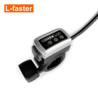 24V/36V/48V E- Bike Thumb Throttle Wuxing E-ลิ้นปีกผีเสื้อของรถจักรยาน