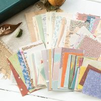 60 Sheets Vintage Collage Scrapbooking Journal Material paper Card Making DIY Retro Source Paper Creative Memo Stationery  Scrapbooking