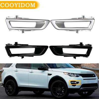 Newprodectscoming Car Front Fog Light Lamp Black Cover Trim Decor LR061234 LR061299 For Land Rover Discovery Sport L550 2015 2016 2017 2018