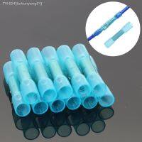 ►✵✁ 20/30/50Pcs Heat Shrink Butt Wire Connectors AWG 16-14 1.5-2.5mm2 Blue Waterproof Insulated Automobile Wire Cable Terminals