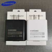 {KOLT Digital} Samsung 45W Charger Super Fast Charge Usb Type C Pd PPS Quick Charging US Adapter สำหรับ Galaxy S22 S21 S20หมายเหตุ20 Ultra 10 Plus