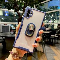 EC เกราะเคสซิลโคน TPU + PC สำหรับ Samsung Galaxy Note 8 9 10 10 + Clear Shell พร้อมขาตั้งสำหรับเคสป้องกันการกระแทกสำหรับซัมซุงโน้ต20/หมายเหตุ20เคสปกแบบพิเศษ