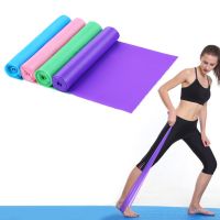 Workout Fitness Rubber Elastic Band Muscle Stretch Training Resistance Bands For Yoga Pilates Home Gym Equipment Accessories Exercise Bands