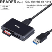 Đầu đọc thẻ nhớ SD Micro SD TF CF USB 3.0