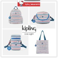 ♞ Kipling x Hello Kitty กระเป๋าสะพายไหล่ ทรงบักเก็ต สําหรับสตรี 2022