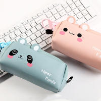 กระเป๋าใส่ปากกาของนักเรียน Fashion Large Capacity Pencil Case with Large Zipper for Student Office บรรจุได้มาก กล่องดินสอ