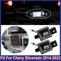 Q 2ชิ้นรถยนต์ LED ไฟแผ่นเหมาะสำหรับ Chevy Silverado 2014-2022สำหรับ GMC Sierra 2015-2021โคโลราโดรถด้านหลังจำนวนโคมไฟป้ายทะเบียน