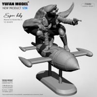 1/24 Yufan model kits figure beauty self-assembled YFWW-2077