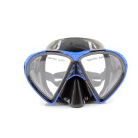 [COD] Diving goggles silicone does contain full dry snorkel tempered glass mask factory direct adult