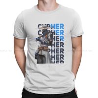 Cypher ManS Tshirt Valorant Game Crewneck Tops T Shirt Funny Gift Idea