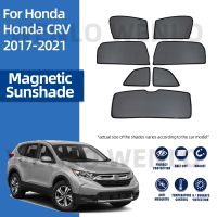 hot【DT】 CRV 2017-2021 Car Shading Magnetic Curtain Glass Sunshade Front Window Windshield Cover Mesh Net