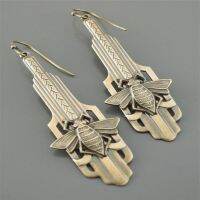 【YF】❖♛  Insect Jewelry - Earrings Gypsy Boho Boheme Witch 4.5x4.5cm JK39GI