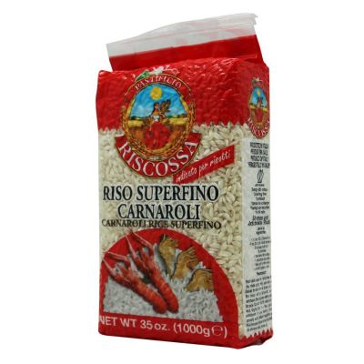 Premium import🔸( x 1) RISCOSSA Rice Carnaroli  1 kg. ข้าวรีซอตโต้ นำเข้าจากอิตาลี 100% สำหรับเมนูอาหารอิตาเลียนสุดพิเศษ Carnaroli